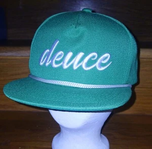 Deuce Golf Cap / Mütze Herren grün mit weißer Schrift Snapback Neu - Bild 1 von 3
