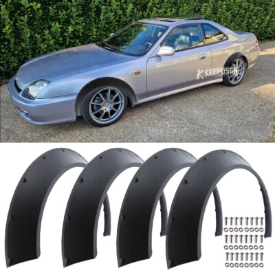 Kits de 4 piezas de carrocería ancha con llamaradas de guardabarros de 4,5" arcos de rueda para Honda Prelude cupé Foto 1 de 4
