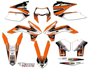 KTM EXCF 200 250 350 500 2014-2015 KIT GRÁFICO CALCOMANÍAS DECORACIÓN MOTO - Imagen 1 de 4