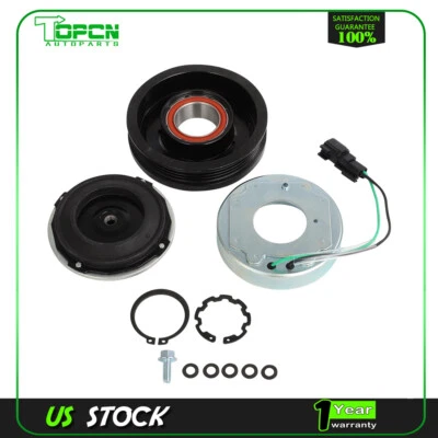 AC A/C Compressor Clutch Kit JL3Z19703LB For Ford F-150 2018 2019 2020 7SAS17C - Image 1 of 4