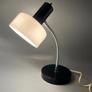 Vintage 50s 60s MCM Lamp Mid Century Modern Table Desk Lamp Gooseneck Art Deco - Picture 1 of 10