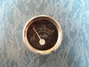 Ford Tractor 600,700,800,900,1800,2000,4000 Series Fuel Gauge Chrome - Picture 1 of 2
