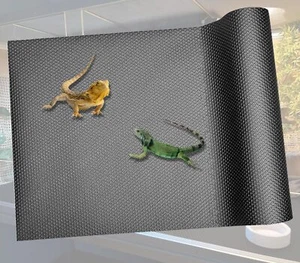 17.5x39 Inch Reptile Carpet Bearded Dragon Tank Accessories Terrarium Liner - Picture 1 of 6