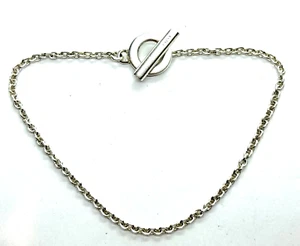 LINKS of LONDON Hallmarked T-Bar Sterling Silver Bracelet 7” 4 gr - Picture 1 of 9