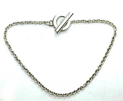 LINKS of LONDON Hallmarked T-Bar Sterling Silver Bracelet  7”  4 gr - Image 1 of 4