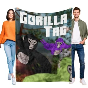 Gorilla Tag VR Throw Blanket Gifts for Fans Girls And Boys Women 40''*50'' - Picture 1 of 8