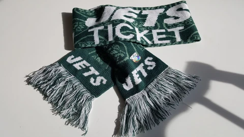 New York JETS Official Season Ticket Holder, One Size Fits All Unisex Scarf, NFL Cover