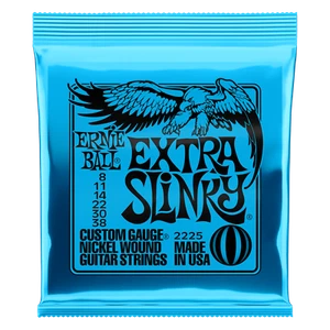 Ernie Ball 2225 8-38 Gauge Nickel Wound Extra Slinky Electric Guitar Strings - Picture 1 of 3