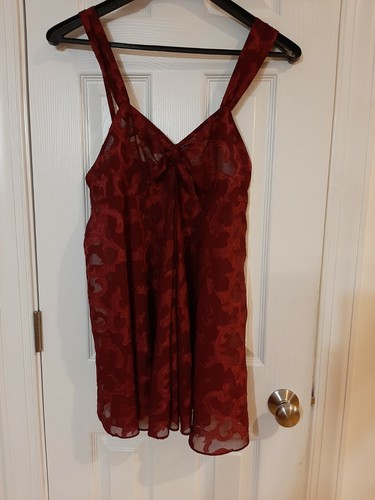 UNDERCOVER Abito vintage Victoria's Secret chemise taglia M scollo a V fiocco