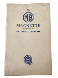 MG Magnette Mark 3 & 4 Car Driver's Handbook AKD1028E Automobile Manual - Picture 1 of 10