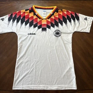 GERMANY TEAM VINTAGE JERSEY HOME FOOTBALL SHIRT 1994 - 1996 ADIDAS SOCCER MENS M - Picture 1 of 8
