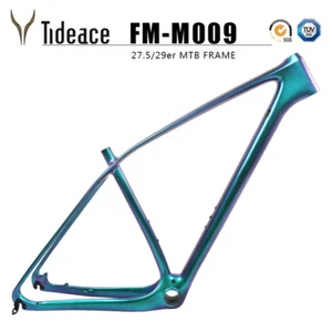 Tideace Carbon Fiber Mountain Bicycle Frames Chameleon Green Glossy 29er Frame - Picture 1 of 6