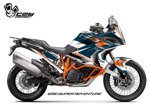 NEW Graphic kit for ktm (21~22) 1290 Super Adventure Graphic Decal Kit (RF-N) - Picture 1 of 12