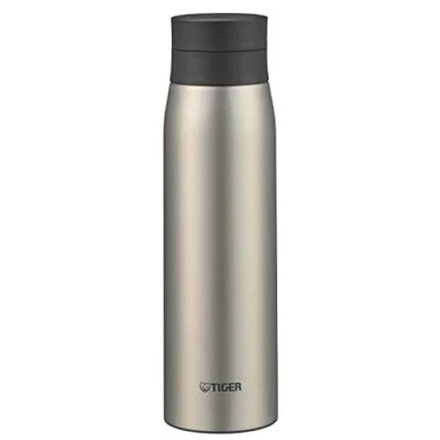 Botella de agua Tiger 20,3 fl oz (600 ml) incluye botella de taza con tornillo para tope de hielo Foto 1 de 4