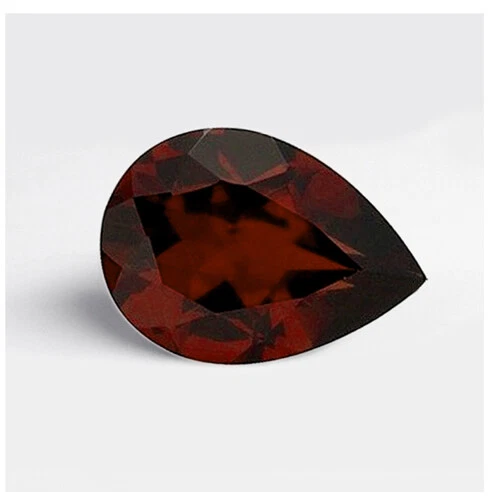 8x6mm PEAR FACETED GENUINE DEEP RED MOZAMBIQUE GARNET LOOSE GEMSTONE - Image 1 of 3