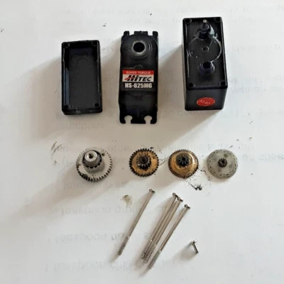 HITEC SERVO HS-625MG/645MG/5625MG/5645MG Gear Set Case Body Screws Bearings OEM - Image 1 of 3