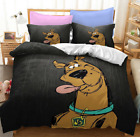 Kids dog Doo Duvet Cover Bedding Set Quilt Cover Pillowcase Single Double N1