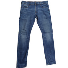 G-STAR RAW Men's 3301 Deconstructed Skinny Jeans, Blue. 35W/34L