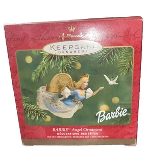 Adorno Vintage Hallmark BARBIE Angel Keepsake en Caja Original 2001 Nuevo - Imagen 1 de 3