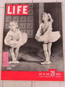 Life Magazine July 26, 1948 Children's Ballet School - Picture 1 of 7