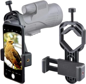 Smartphone Telescope Adapter Camera Mount, Universal Phone Mount, Work with Tele - Zdjęcie 1 z 12