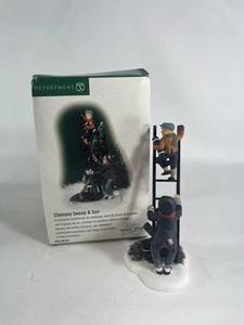 Dept 56 Dickens Village Chimney Sweep & Son #58548 Christmas - Picture 1 of 5