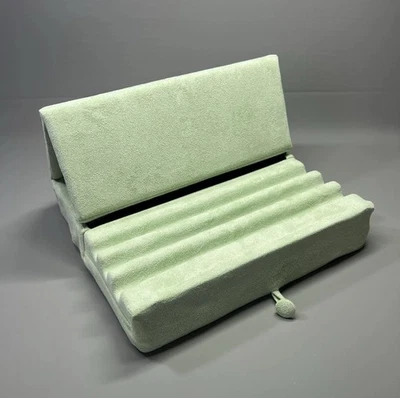 Tablet Pillow Lap Holder Foldable Stand Soft Pad Dock Multiple Viewing Angles - Image 1 of 4
