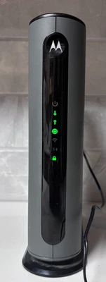 Motorola Cable Modem 24x8 MG7700 plus AC1900 Router Used - image 1 of 4
