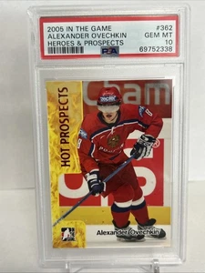 2005 In The Game ITG Heroes & Prospects #362 Alexander Ovechkin RC Rookie PSA 10 - Bild 1 von 3