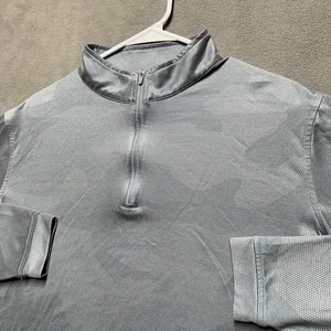 Peter Millar Perth Pullover Herren Large Camouflage Performance Jacquard Viertelreißverschluss gebraucht, in einwandfreiem Zustand - Bild 1 von 13