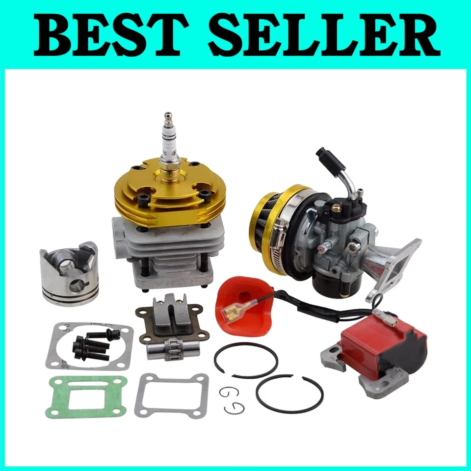 Kit superior filtro aire carburador cilindro 44 mm - amarillo Foto 1 de 4