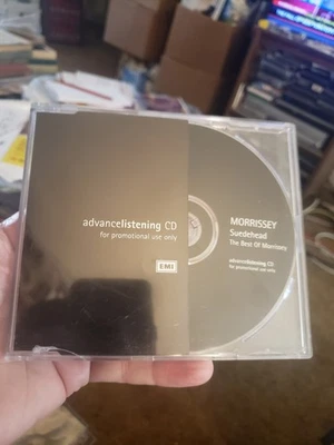 Unplayed Morrissey Sudehead The Best Of Advance Listening Promo CD Import  - Image 1 of 4