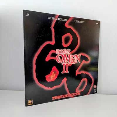 Damien: The Omen II 2 Widescreen Edition PAL Laserdisc Horror - Bild 1 von 3