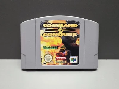 COMMAND & CONQUER NINTENDO 64 PAL/EUR-NOE MODUL CARTRIDGE - Bild 1 von 4