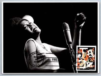 #4503 Jazz FDC Maxi Card Abbey Lincoln - Image 1 of 2