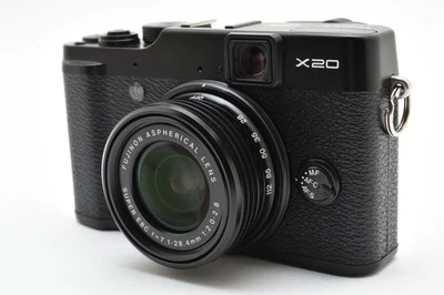 [MINT+++ w/Box,SD] Fujifilm X Series X20 12.0MP Digital Camera Black From JAPAN - Image 1 of 4
