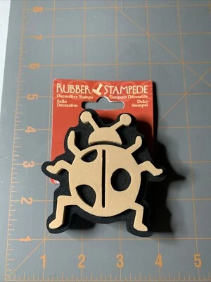 Estampida de goma - Sello de espuma para niños artes y manualidades Ladybug Foto 1 de 2