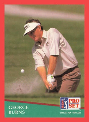 George Burns #169 1991 Pro Set PGA Tour - Image 1 of 2