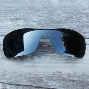 Nuevas lentes polarizadas negras cromadas negras de iridio para Oakley Break Up - Imagen 1 de 10