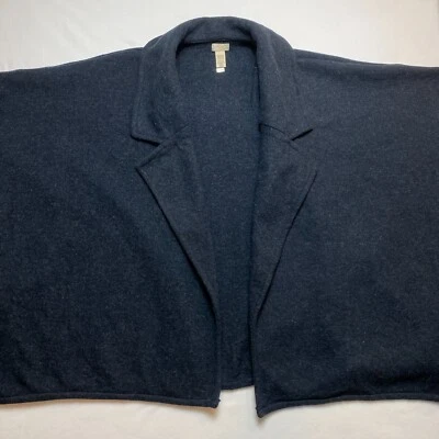 Chaqueta con capa Free People de gran tamaño para mujer talla única gris carbón acrílico pesada Foto 1 de 4