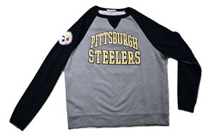 Junk Food Mens NFL Pittsburgh Steelers Football Sweatshirt New M, L, XL, 2XL