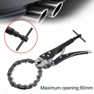 Car Exhaust Pipe Cutter Multi Wheel Chain Lock-grip Pliers Pipe Tube Wrench Tool - Image 1 of 4