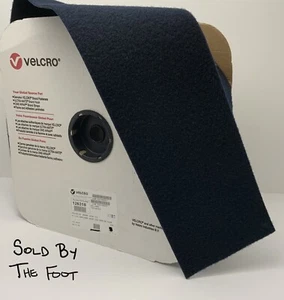 Marca de velcro 6” SOLO BUCLE coser - azul marino oscuro - se vende por el pie EE. UU. DIFÍCIL DE ENCONTRAR - Imagen 1 de 12