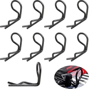 HobbyPark 50-Pack 90-Degree Angle Body Clips Bent Pins for All 1/10 Scale...  - Picture 1 of 6