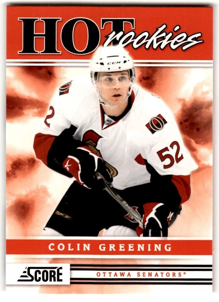 2011-12 Score Colin Greening Rookie #523 Ottawa Senators - Image 1 of 2