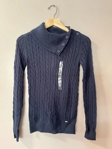 TM001 NUEVO CON ETIQUETAS TOMMY HILFIGER CABLE MUJER SUÉTER TALLA XS, M $64.50 - Imagen 1 de 4