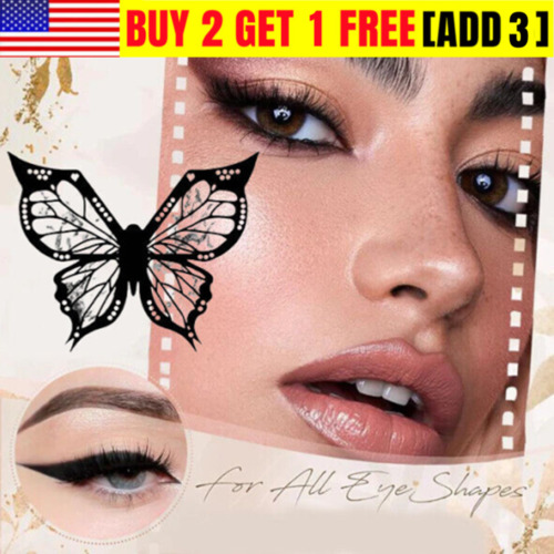 Butterfly Eyeliner Stencil,Butterfly Wing Eyeliner Stencil,Reusable and Flexible