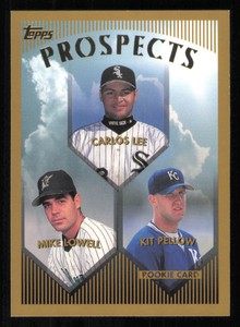 1999 Topps #NNO Kit Pellow / Carlos Lee / Mike Lowell VAR, PR100 - - Near Mint