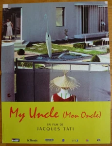 MY UNCLE Jacques Tati 1958 Ressortie Début Années 2000 Affiche Originale 40x53 - Imagen 1 de 1