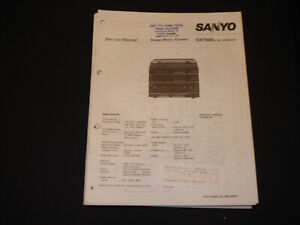 Original Service Manual Schaltplan Sanyo DXD 6210